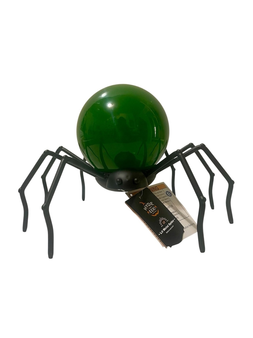 Hyde and EEK! Lit Metal Spider Halloween Decor